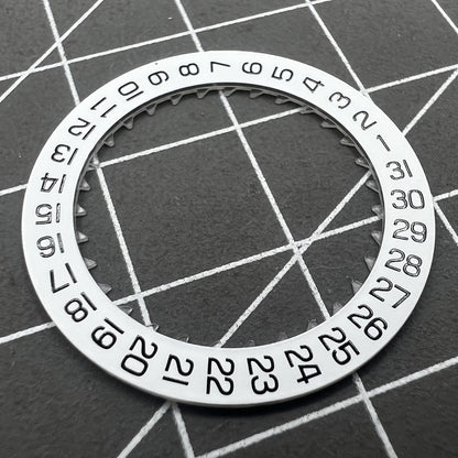 White Date Disk Wheel Date Wheel Generic for Movement ETA C01.211 Date At 3