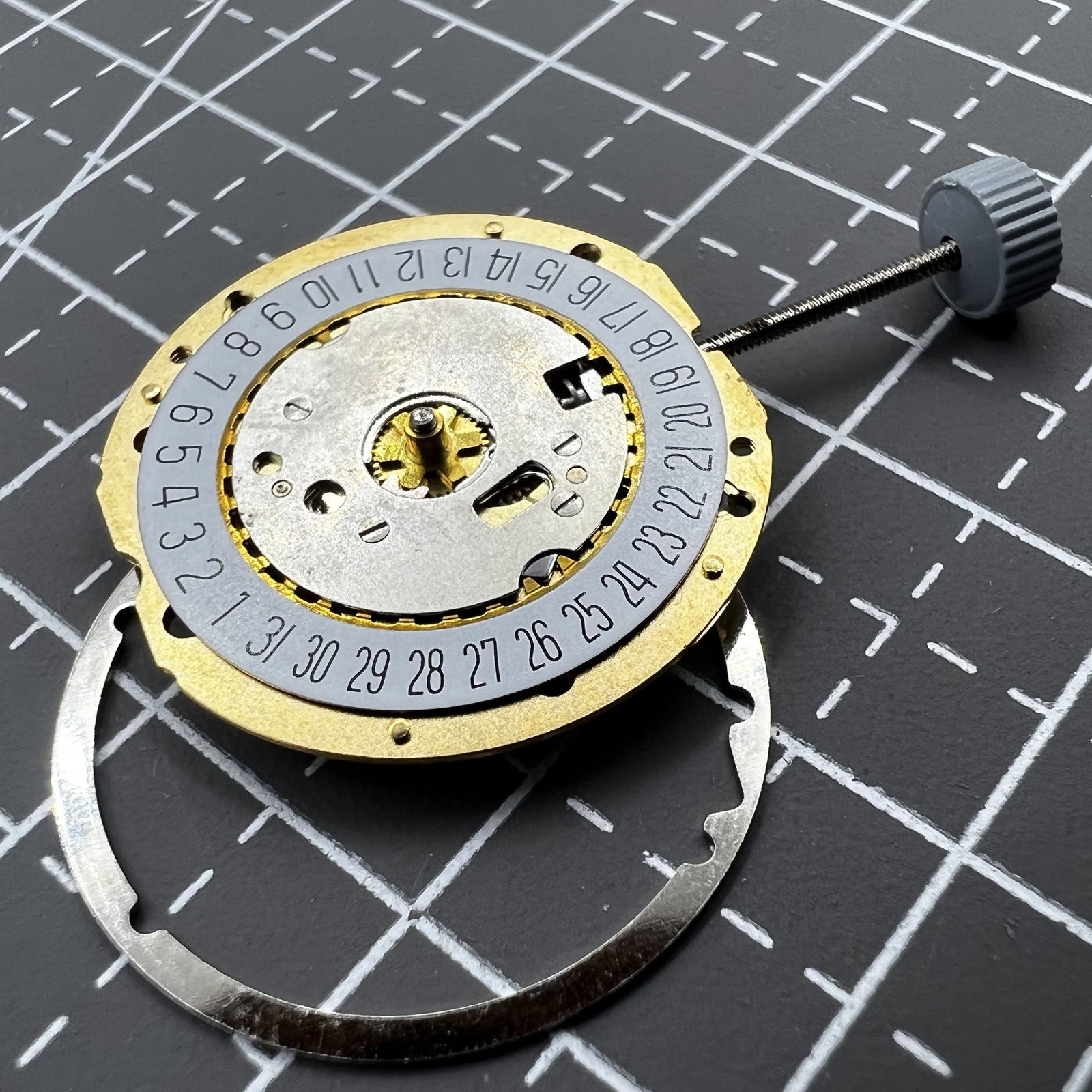 Quarzwerk Ronda 784 Uhrwerk mit Datumsanzeige bei 6 Uhr Position f�r Uhrenzubeh�r