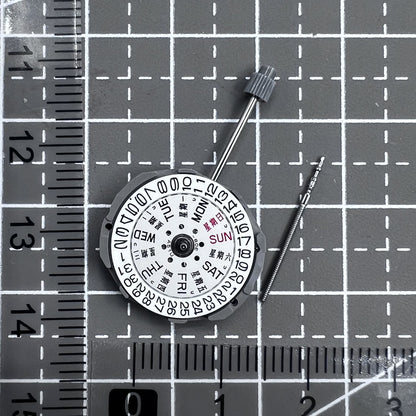 Japan Miyota GL02 quartz watch movement with day-date function, replacement for GL00 model by Miyota.