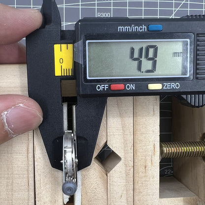 Miyota/Citizen 8200 automatic watch movement showcasing precision double calendar mechanism for accurate timekeeping.