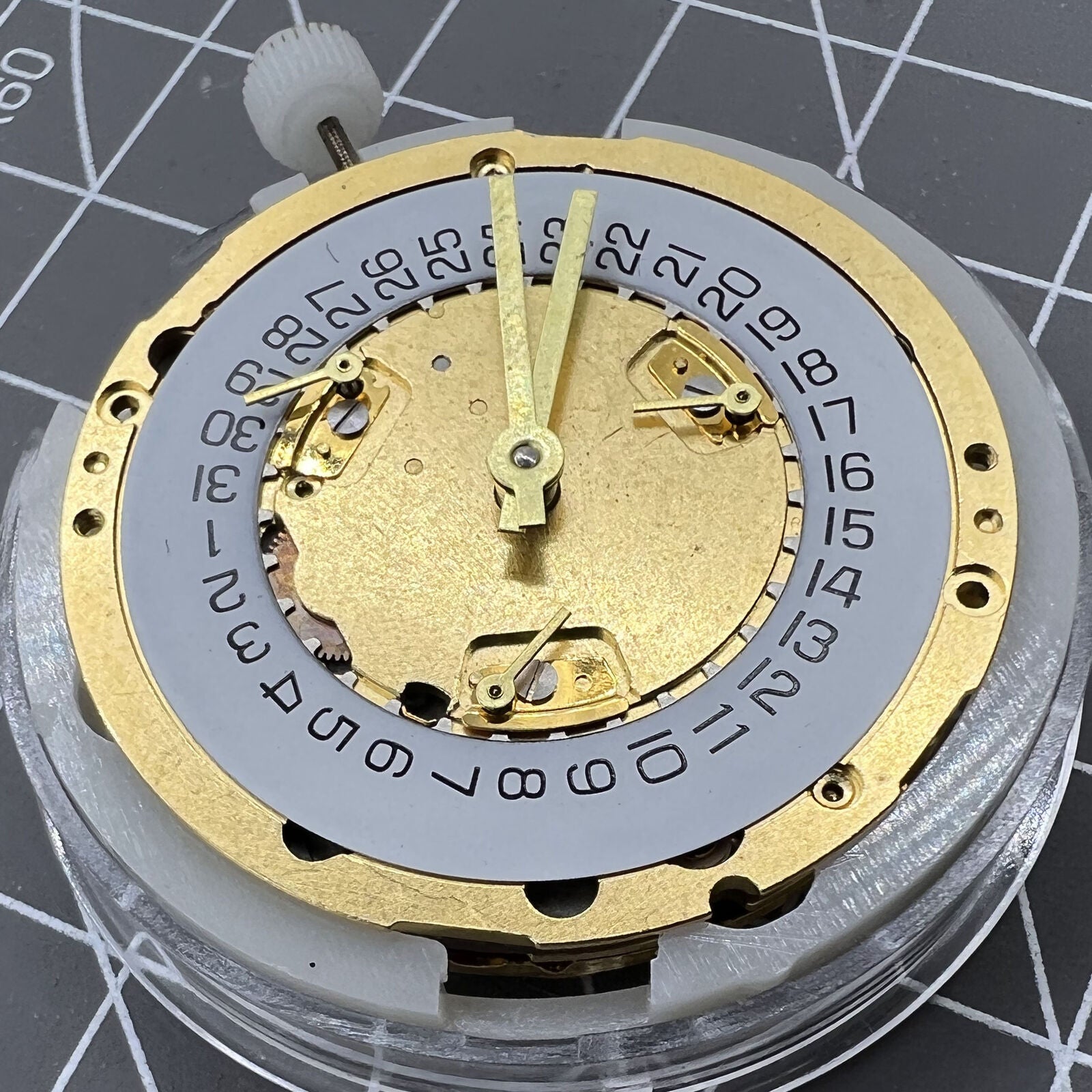 Swiss Made ETA251.272 quartz watch movement with date at 4, precision ETA brand component.