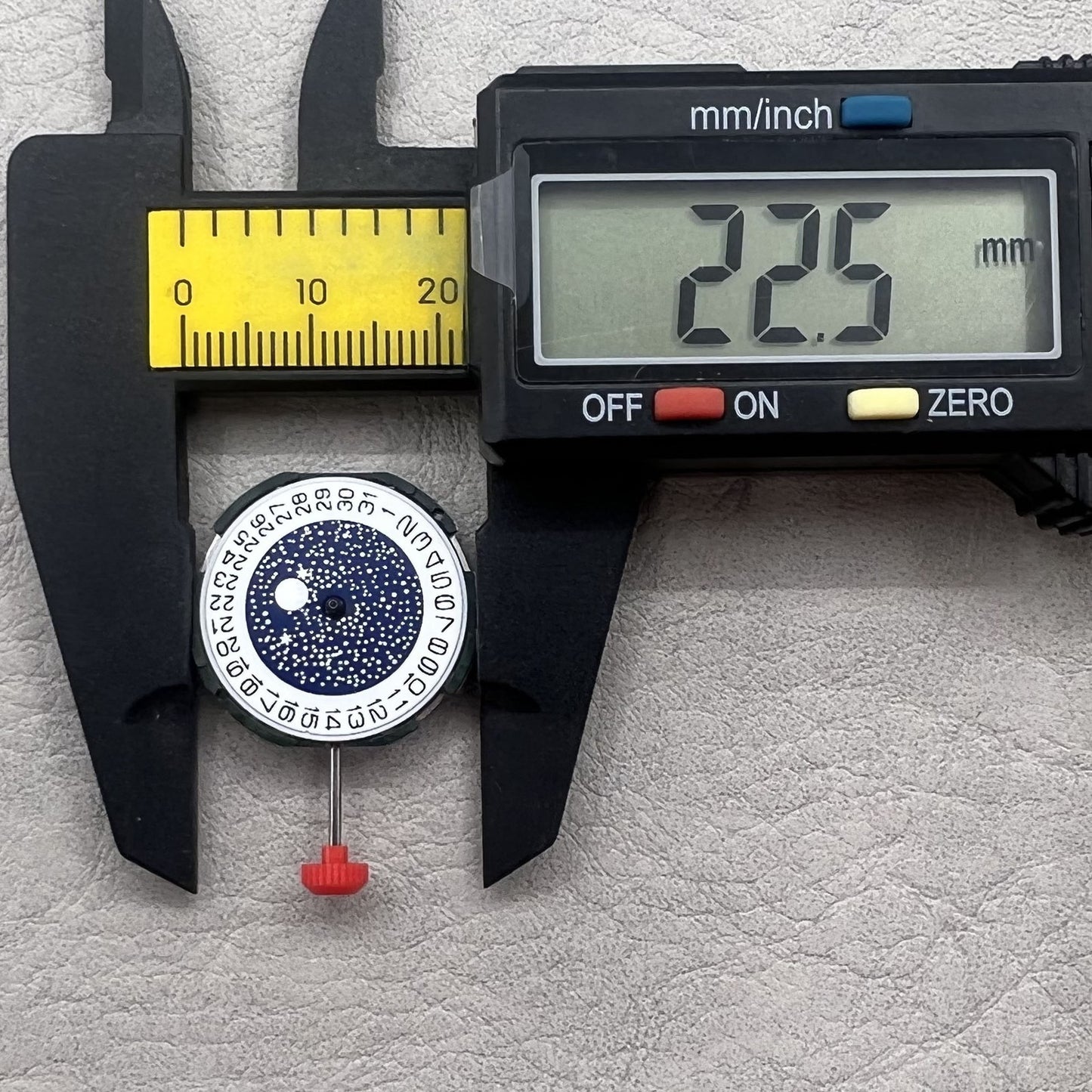 2 Stück Japan Miyota 2115 Quarzwerk Einzeldatum bei 3 Uhr