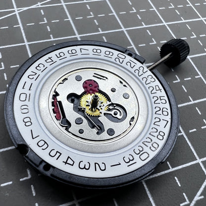 Swiss ETA 805.112 Quartz Movement 3 Hands Date at 4:30
