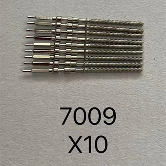 Lot de 10 tiges de remontoir génériques pour mouvement 7009 