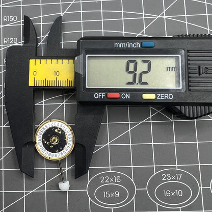 ETA E61.111 Watch Quartz 3 Hands Date At 6 Movement