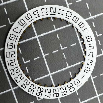Swiss White Date Disk Wheel Date Wheel for ETA2824 Movement Date 3 Square Font