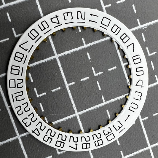 Swiss White Date Disk Wheel Date Wheel for ETA2824 Movement Date 3 Square Font
