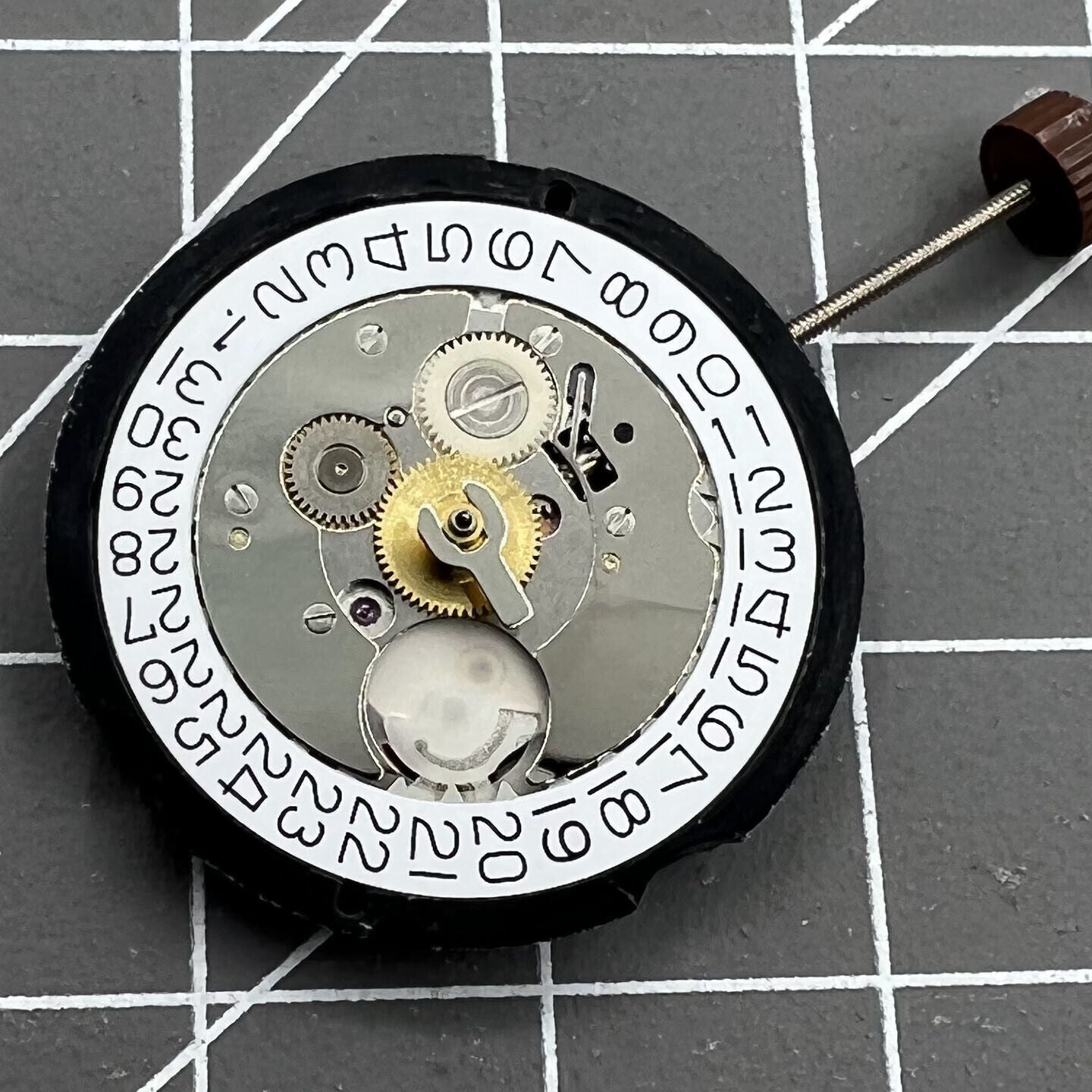 Swiss Ronda 505 24H quartz watch movement for precise timekeeping in watch accessories.