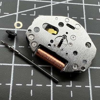 Miyota Quarzwerk 2036 watch movement with HCP stem, precise timekeeping component for watch repair.