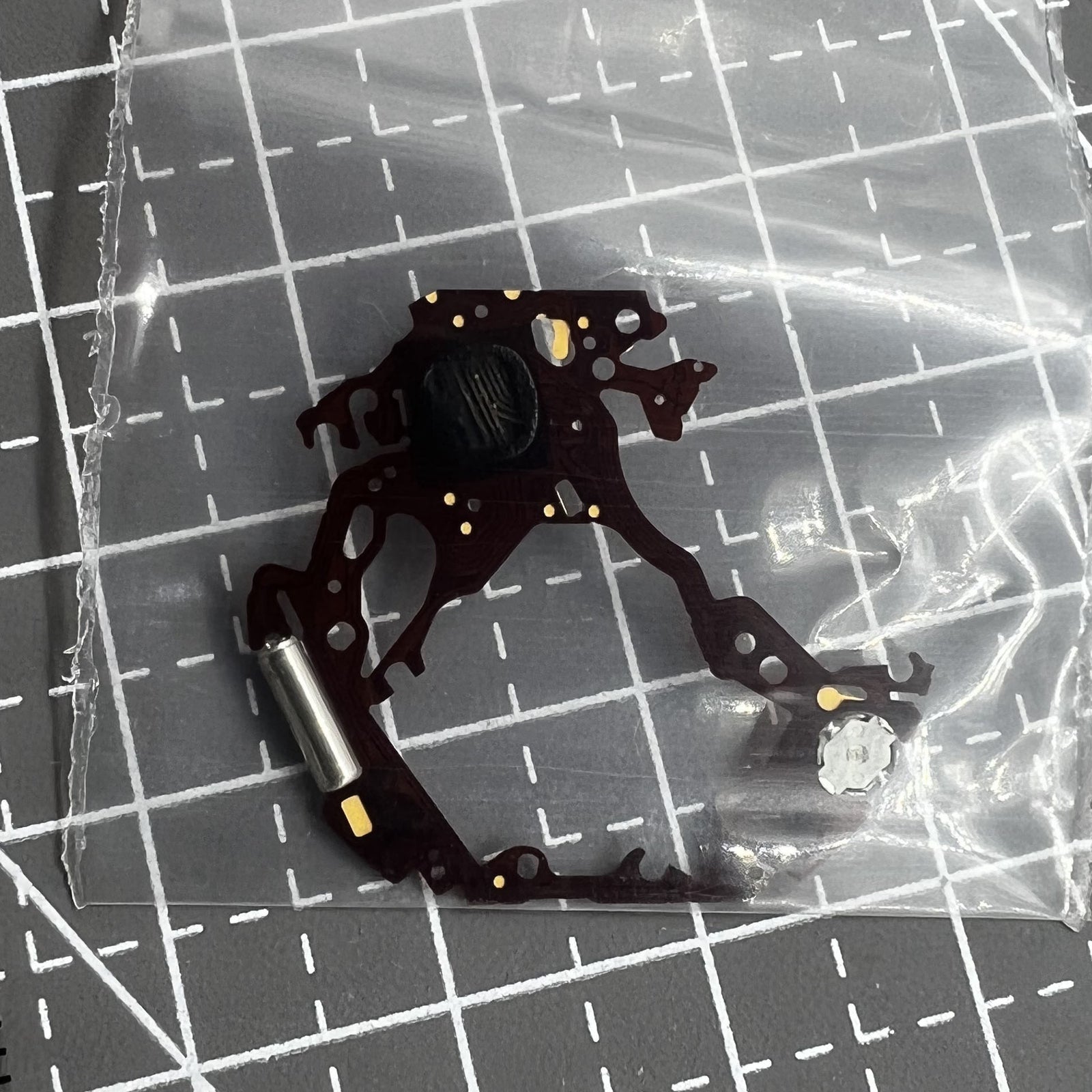 Seiko 5T52B quartz watch movement circuit board for precise timekeeping accessories.