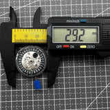 SEIKO NH35 Black Disk Mechanical Automatic Watch Movement Date At 3