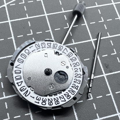Japan Miyota GL12 Quarzwerk Ersatz mit Datum bei 3 Uhr, drei Zeiger Uhrwerk f�r Uhrenreparatur