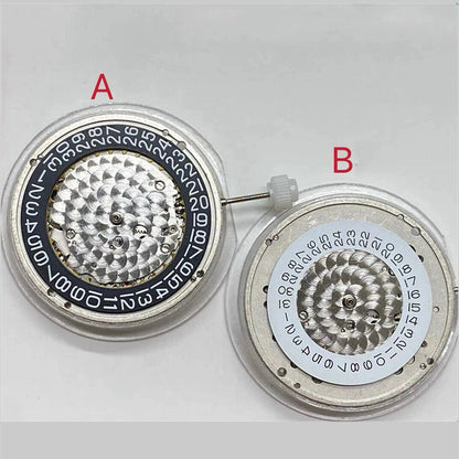China Made 7500 automatic mechanical watch movement, replacement for modified 3135 and 3235 models.