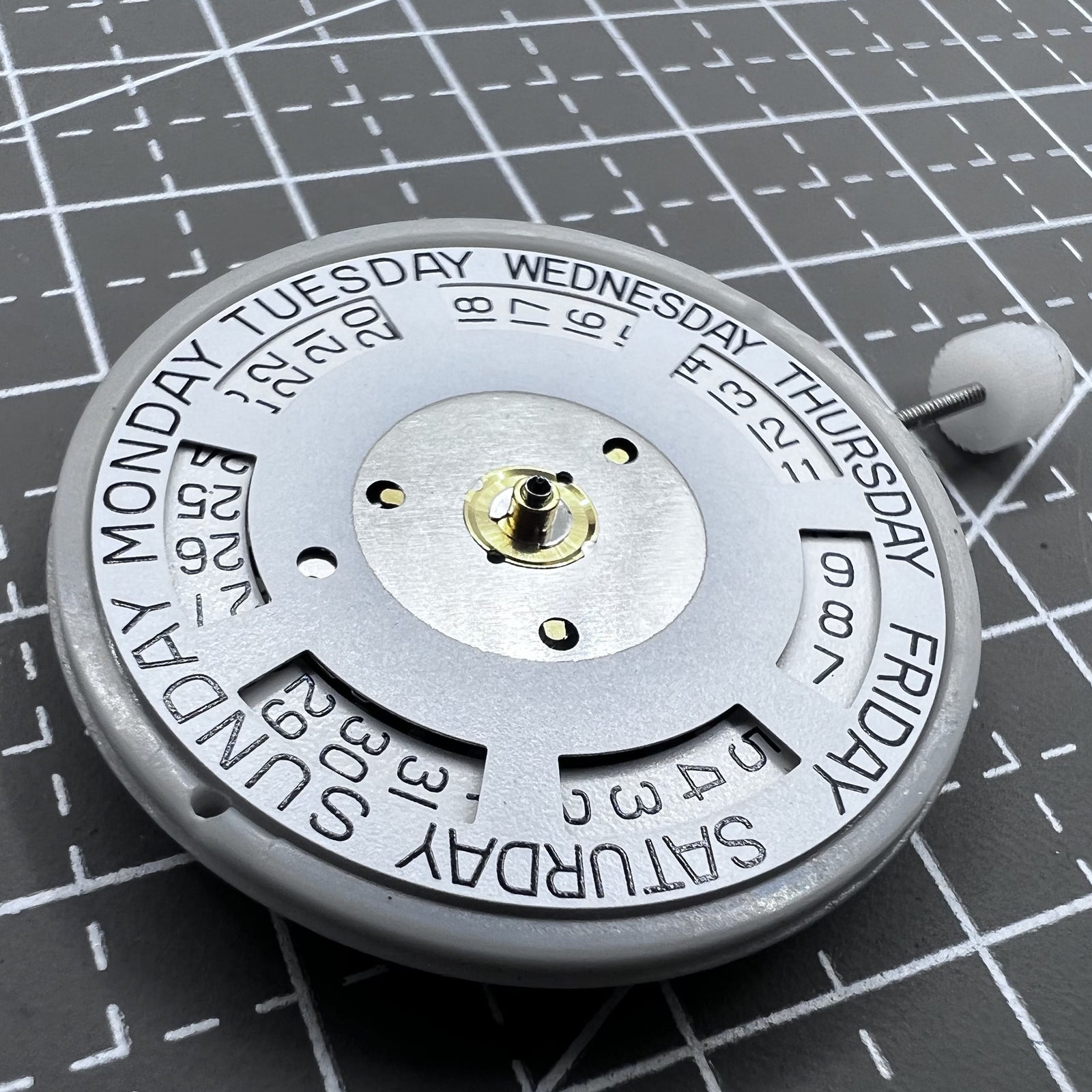 Seagull Automatikwerk ETA2834-2 Ersatz Uhrwerk mit Tag- und Datumsanzeige f�r Uhrenreparatur