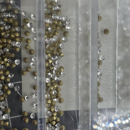 1000 STÜCK/BOX Steine Strass Nahen Osten Diamant Uhr Teil 