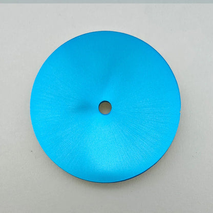 28.5mm solid color watch dial, metal construction, compatible with NH36 NH35 movement, sleek minimalist style.