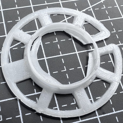 2 PIECES 35.5mm Height 2.8mm Watch Case Mount Spacer Fixing Ring for Miyota 2035