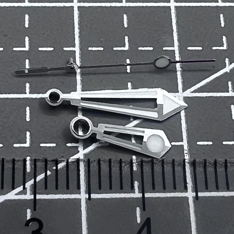 Grünes Zifferblatt OMG300 Serie Uhrzeiger Set mit Silberrand für ETA 2824