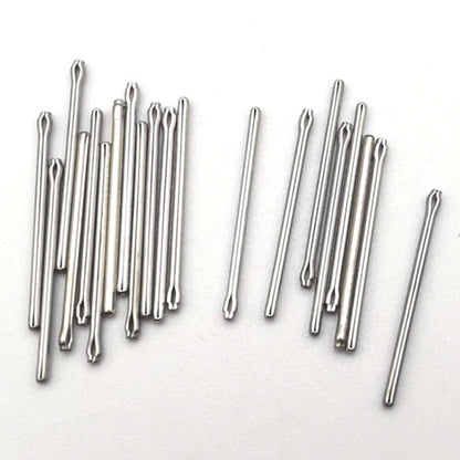 Assortiment de 100 bracelets de montre en acier 304 avec extrémités ouvertes de 0,9 à 1 mm