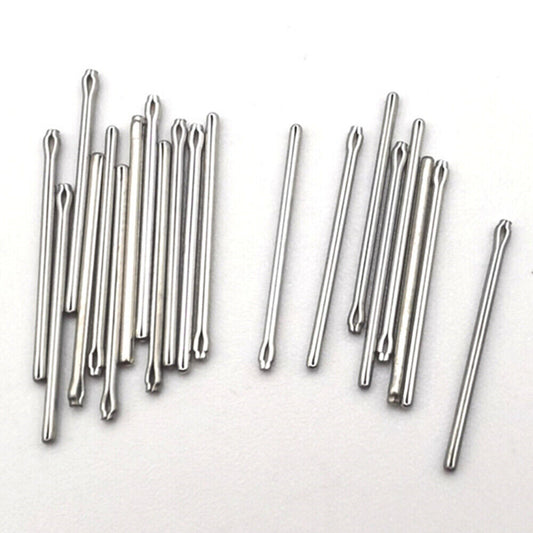 Assortiment de 100 bracelets de montre en acier 304 avec extrémités ouvertes de 0,9 à 1 mm