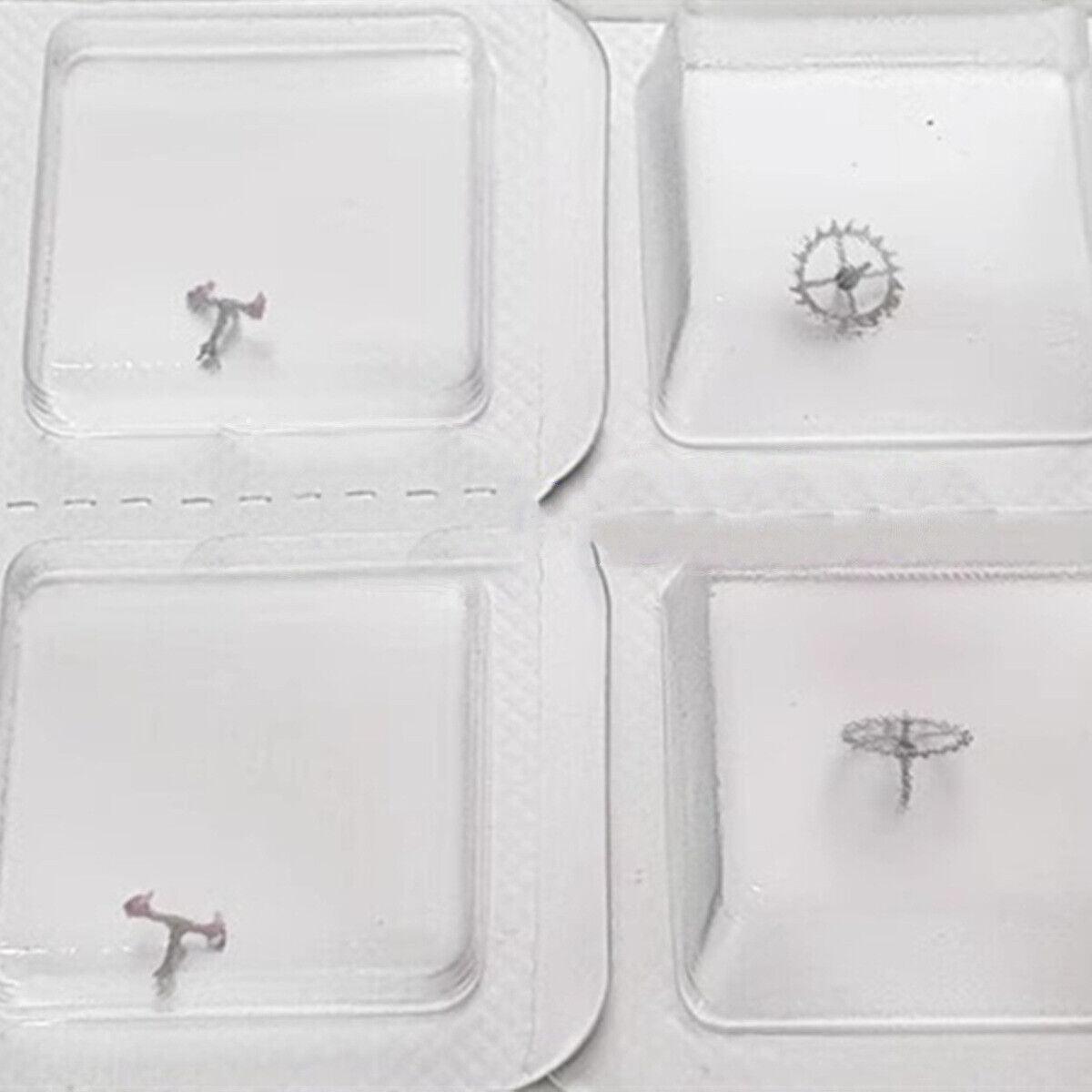 Swiss Made Escape Wheel and Pallet Fork for SW500 Automatic Chronograph, precision watch accessory.