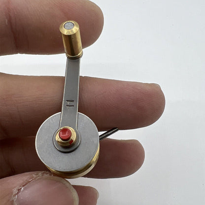 Bergeon 2729-ETA mainspring winder with spare barrels for ETA calibres, precision watchmaking tool accessory.