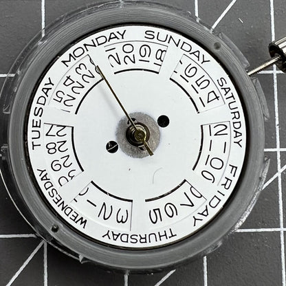 Tianjin Seagull T16 watch with white dial, day-date display, and automatic mechanical movement.