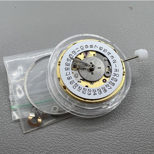 Hangzhou 6460 mechanical watch movement with GMT function, precise ETA 2836 replacement part.