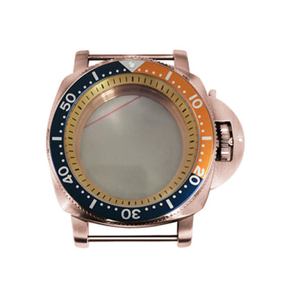 42mm Stainless Steel PVD Rose Goden Watch Case for NH35/NH36/4R/7S Movement