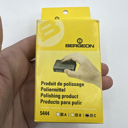 Bergeon 5444-C coarse polishing tool for rust removal on watch accessories, ensuring a clean finish.