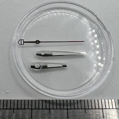 Silver trim green luminous watch hands, 9x13.5x15mm, compatible with SW200 ETA2824 ETA2836 movements.