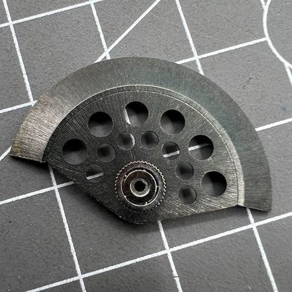 Black Hollow Rotor Oscillating Weight+Ball Bearing for Movement 7750 7751 7753