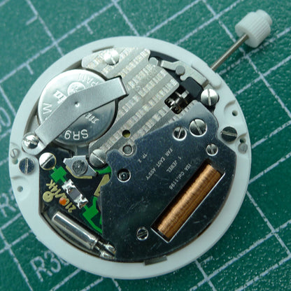 Wholesale ISA 1198 watch accessory with golden dial and day-date feature at 3 o'clock position