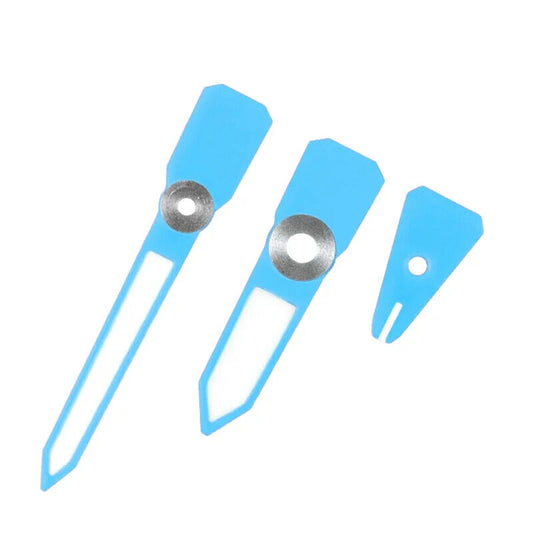 C3 Luminous blue enamel hands for Casioak GA2100 GAB2110, enhancing visibility and style.