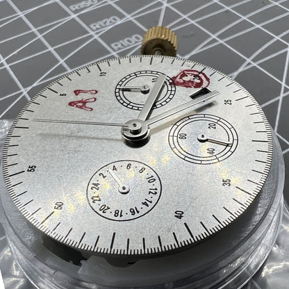 Automatisches Chronographenwerk ETA 7753 Konfiguration Kleine Sekunde @6 