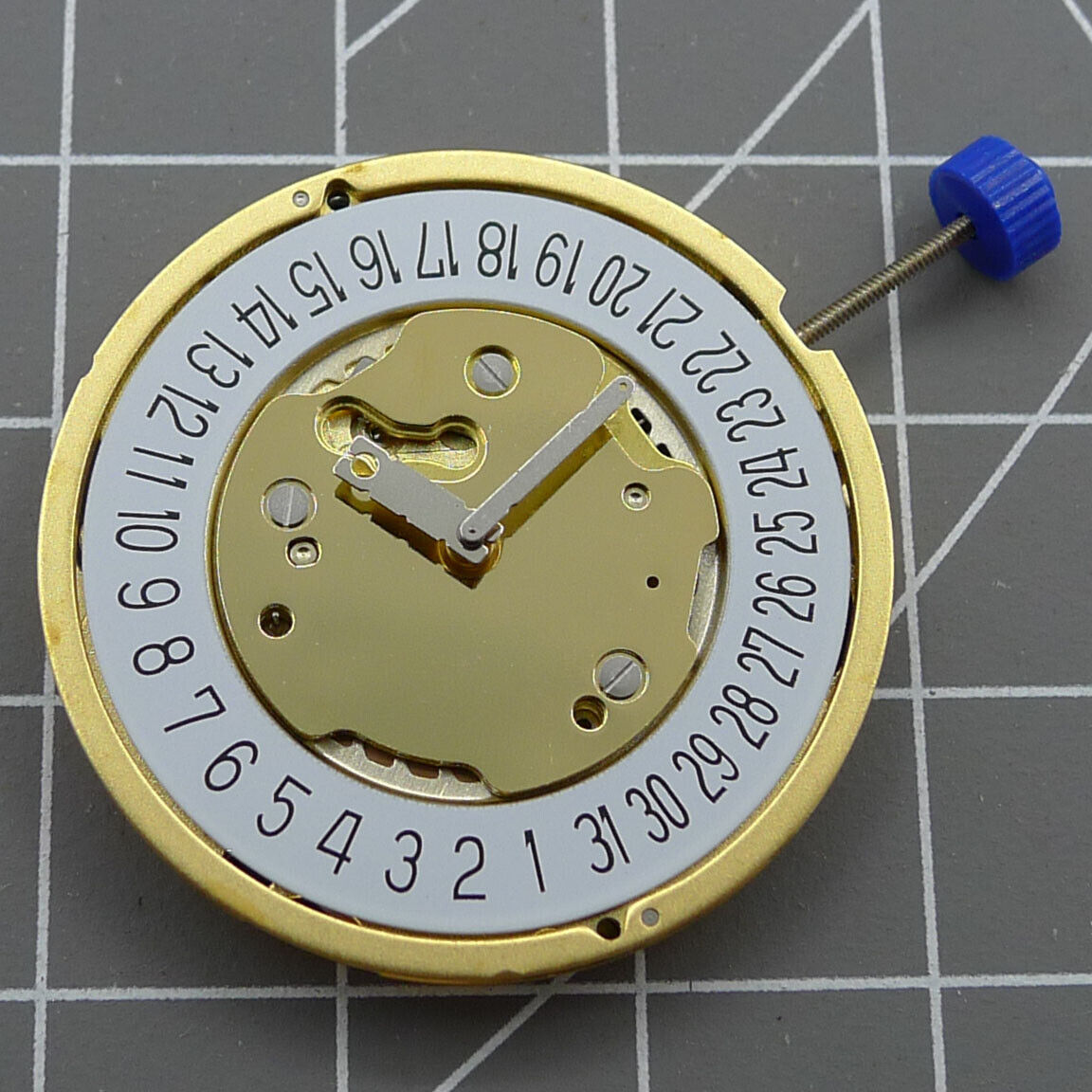 Swiss Made Ronda 5021D quartz watch movement with date at 6 o'clock, precise and durable mechanism for watch accessories.