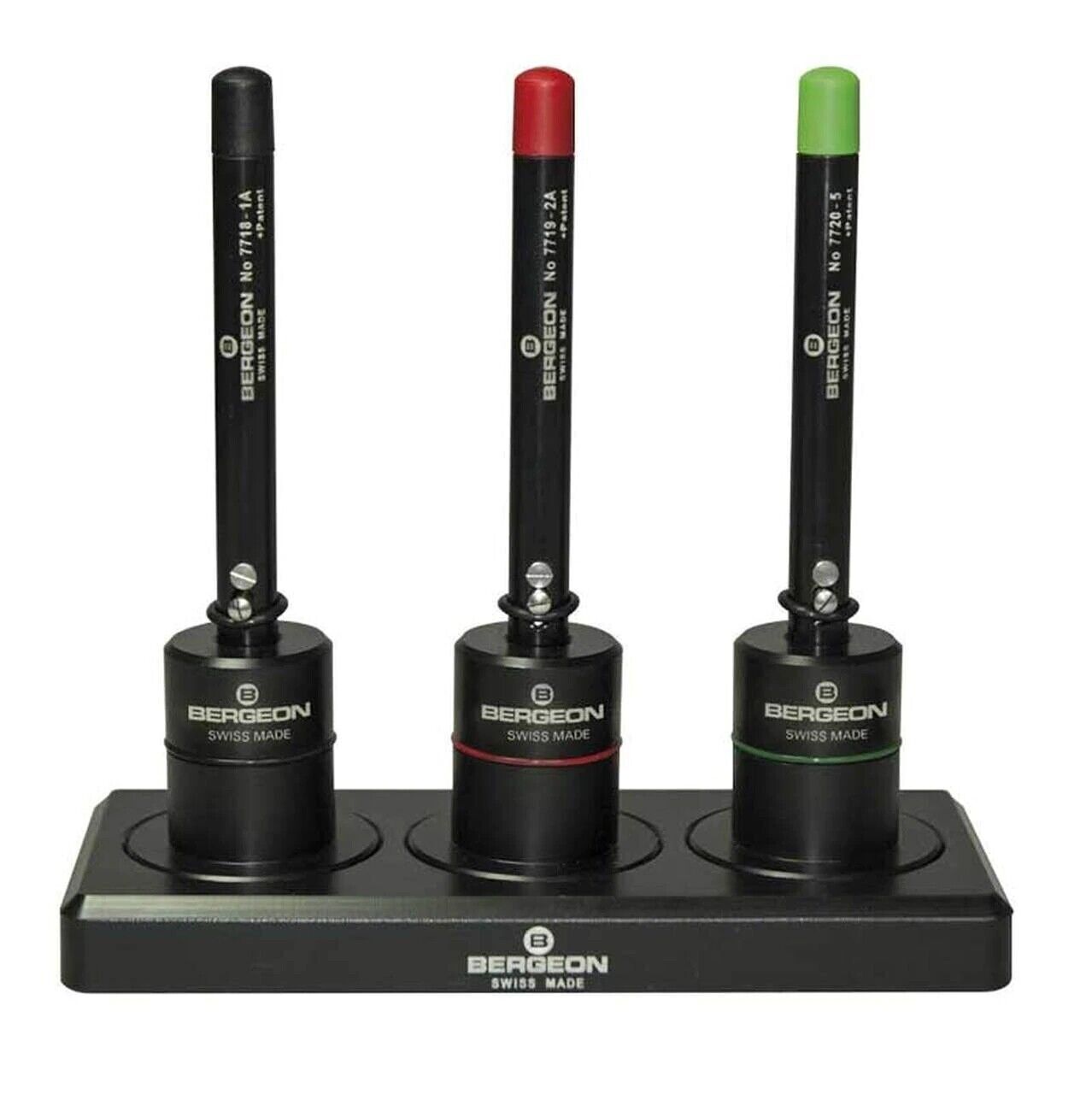 Bergeon Swiss 7721 Set 3 Präzisionsautomatikoiler für feine Ölanwendung