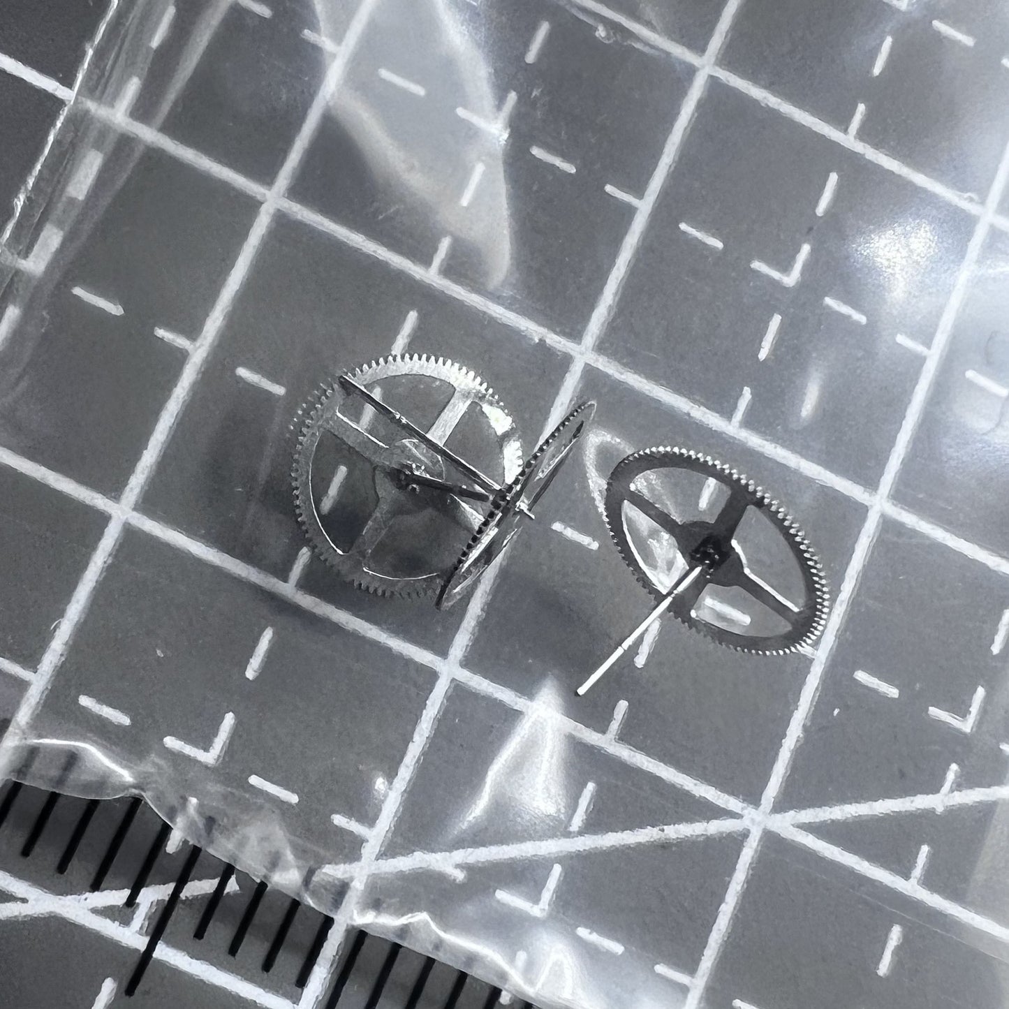 Drei Stück Hinterrad Ersatz für Seiko NH35 und NH36 Uhrwerk Modelle