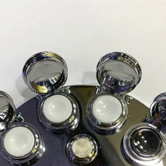 Watch Oil Cup Stand with 4 stainless steel oiler dishes and cover, precise tool by 30180-A for watch repair.