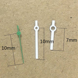 1 Set/Pack 10mm Green Second Hand Watch Hands for Miyota 7T35 Quartz Movement