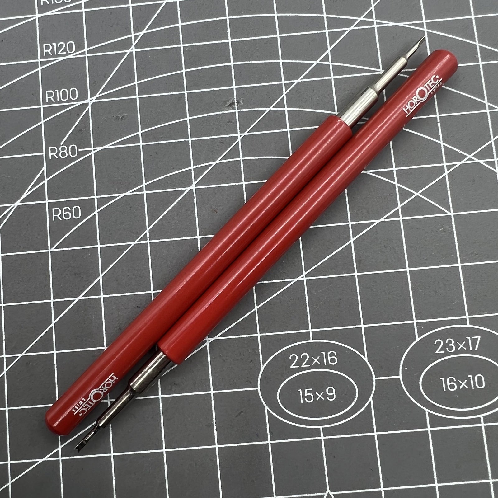 Swiss Horotec MSA05.009 watch hand lever 1.00mm wide for precise second hand adjustments