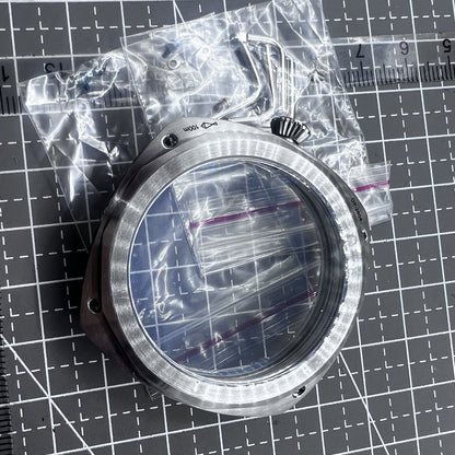 47mm Uhrglas 316L Graviertes Gehäuse für Seagull ST3600 ST3621 ETA6497 649