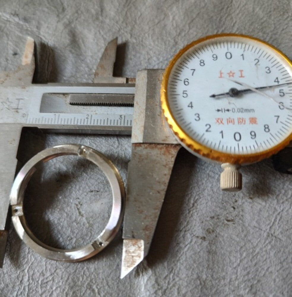 Metal watch spacer ring 32.5�4mm for China Made 2824 2836 2813 movements, durable accessory.