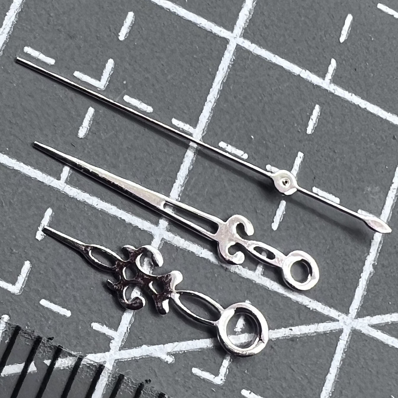 2 Sets/Pack Rose Gold Hollow Snowflake Shape No Lume Hands for NH35/36 NH38 NH72