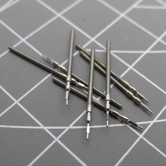 Set of 5 Miyota-compatible watch winding stems for 2035, 2025, 2033, 2036 movements, precise repairs.
