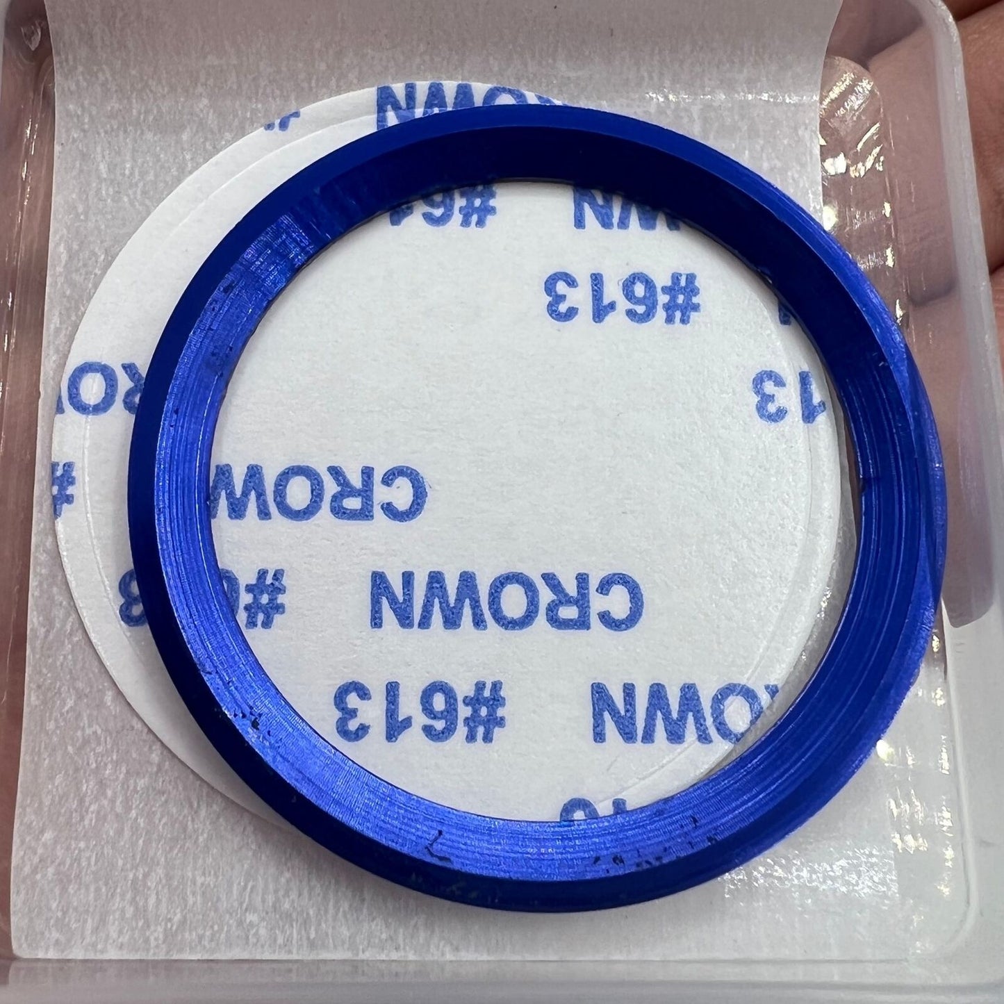 38mm aluminum bezel insert for SKX007 SKX011 SUB Diver with 12-hour marks, designed.