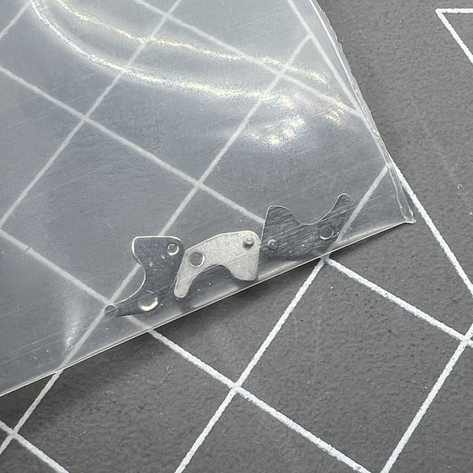 2 Stück Hebel Ersatz Silberfassung Passend für ST3600 ETA6497 Uhrwerk