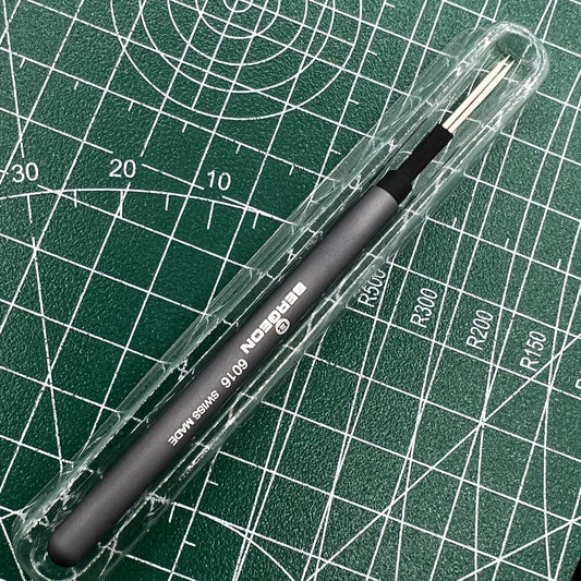 Bergeon 6016 watch hand and movement wheel remover tool for precise watch repairs.