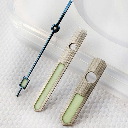 Blue Second Hand Matte C3 Green Lume Watch Hands Set for SPB143J1 NH35 NH36