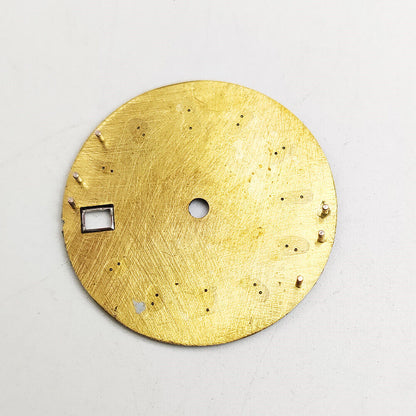 Green luminous meteorite starry sky dial, 28.5mm, fits NH35 movement for custom watches.